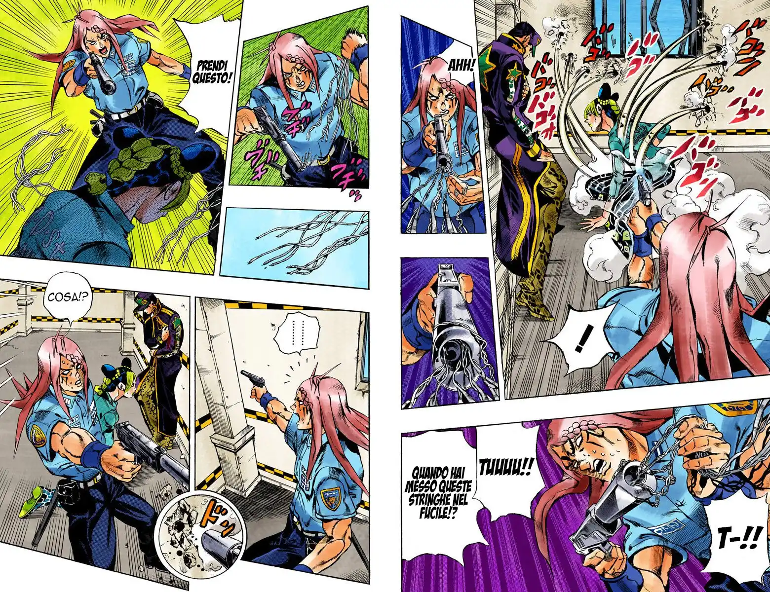 JoJo's Bizarre Adventure Part 6 - Stone Ocean (Official Colored) Capitolo 19 page 9