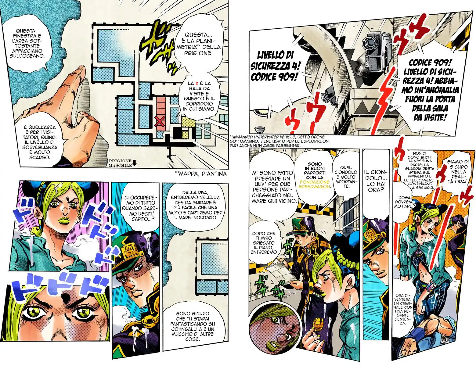 JoJo's Bizarre Adventure Part 6 - Stone Ocean (Official Colored) Capitolo 17 page 10