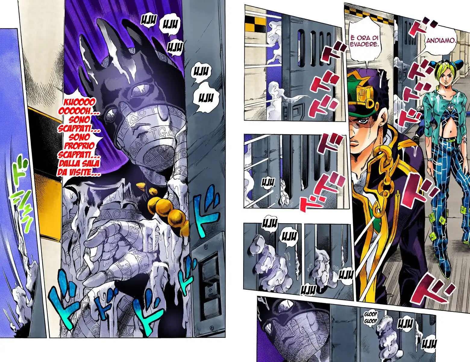 JoJo's Bizarre Adventure Part 6 - Stone Ocean (Official Colored) Capitolo 17 page 11