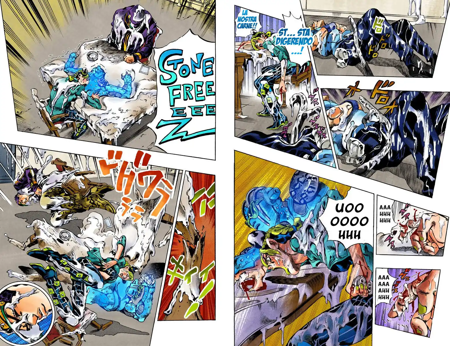 JoJo's Bizarre Adventure Part 6 - Stone Ocean (Official Colored) Capitolo 17 page 4