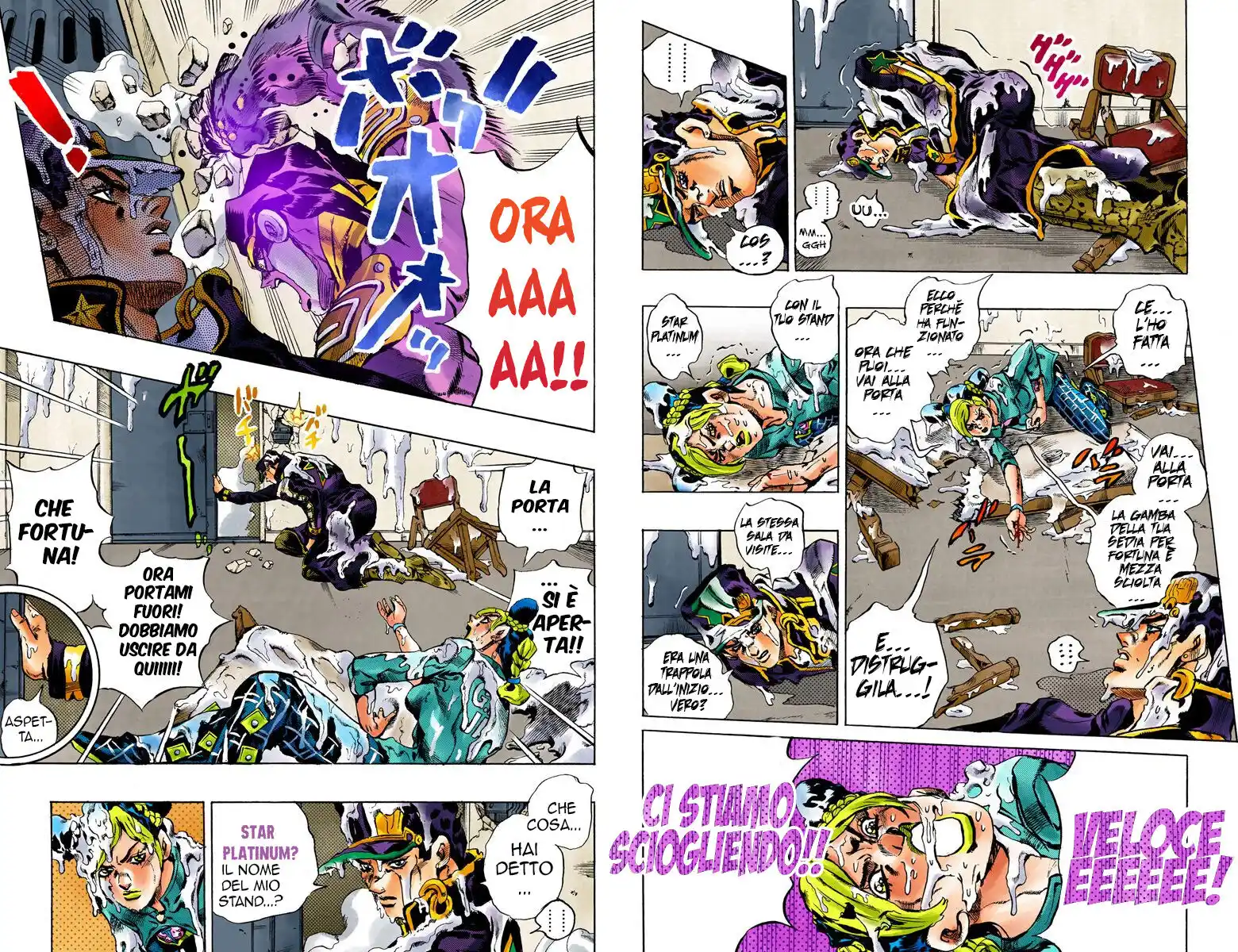 JoJo's Bizarre Adventure Part 6 - Stone Ocean (Official Colored) Capitolo 17 page 5