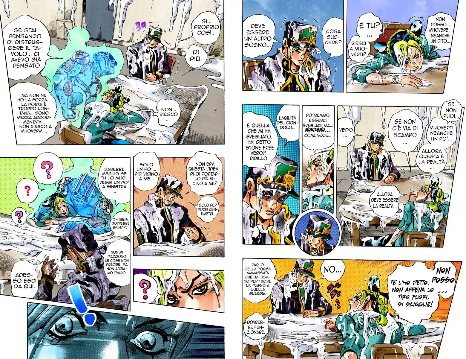 JoJo's Bizarre Adventure Part 6 - Stone Ocean (Official Colored) Capitolo 17 page 7