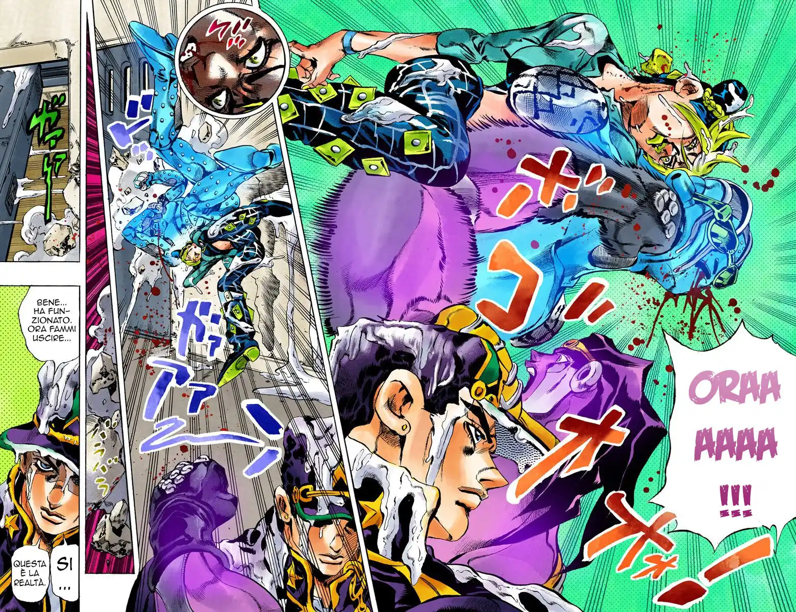 JoJo's Bizarre Adventure Part 6 - Stone Ocean (Official Colored) Capitolo 17 page 8