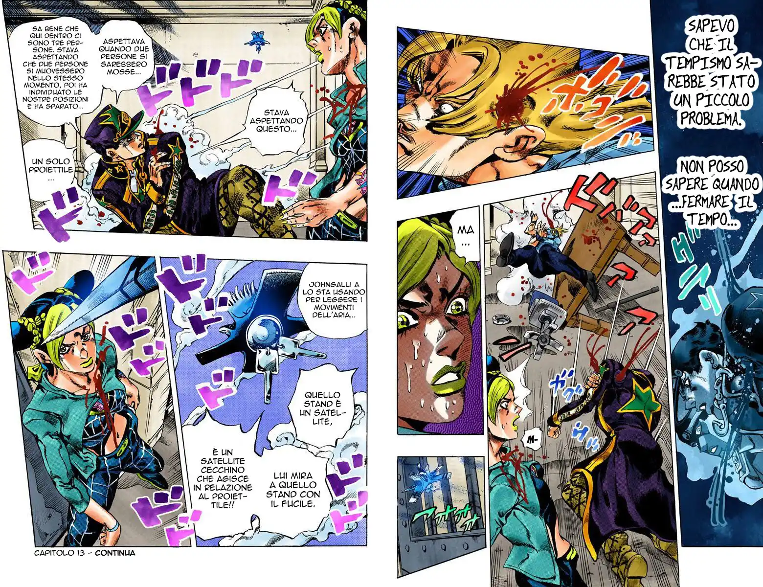 JoJo's Bizarre Adventure Part 6 - Stone Ocean (Official Colored) Capitolo 13 page 10