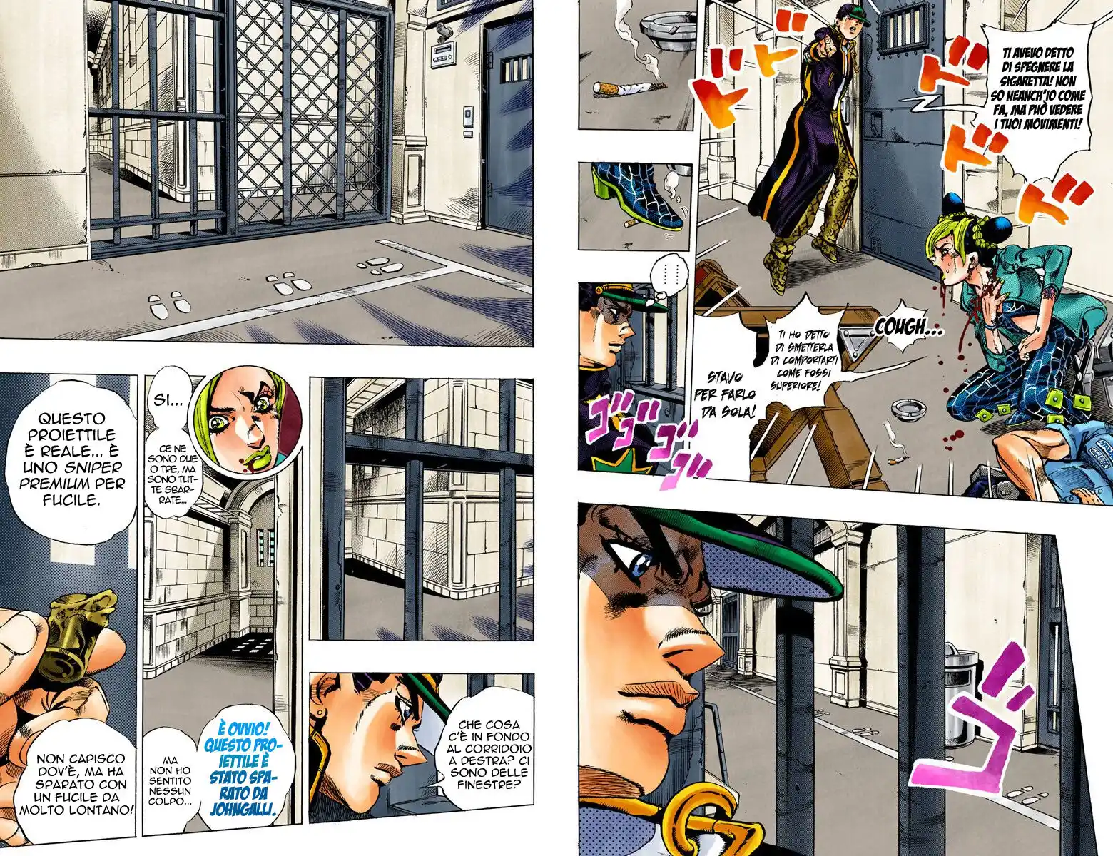 JoJo's Bizarre Adventure Part 6 - Stone Ocean (Official Colored) Capitolo 13 page 2