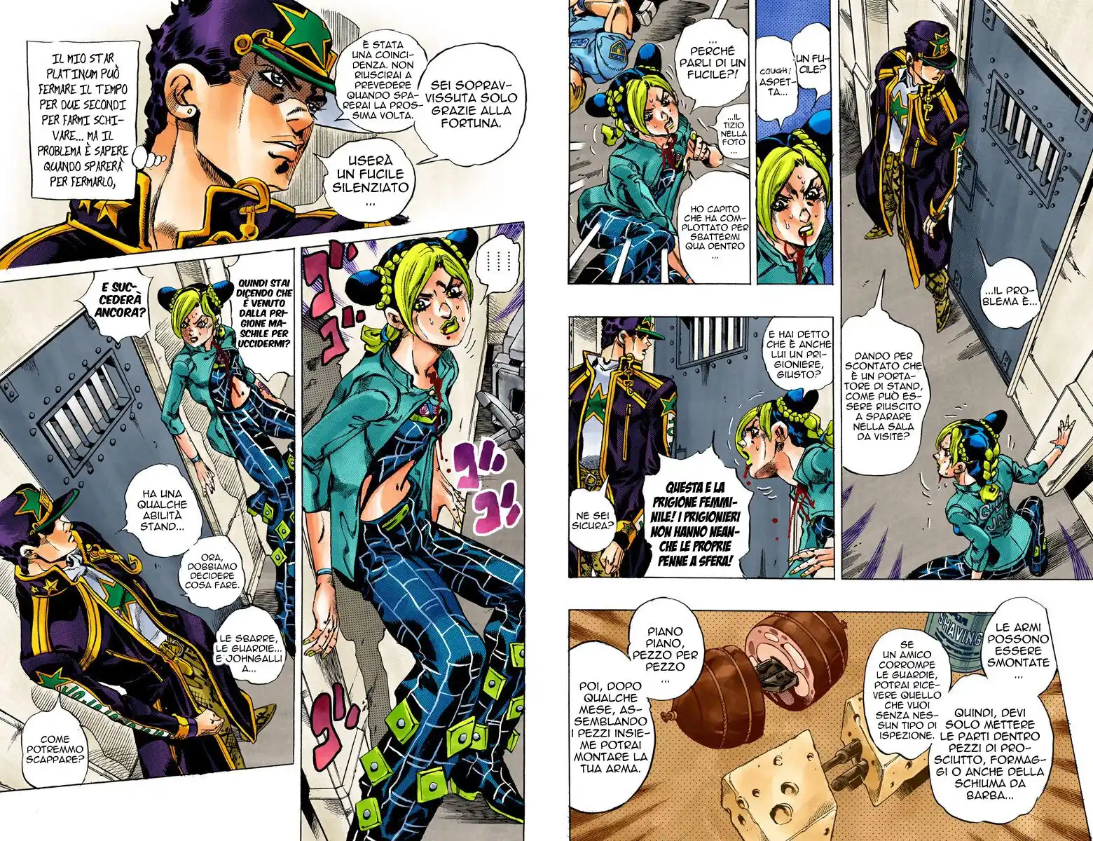 JoJo's Bizarre Adventure Part 6 - Stone Ocean (Official Colored) Capitolo 13 page 3