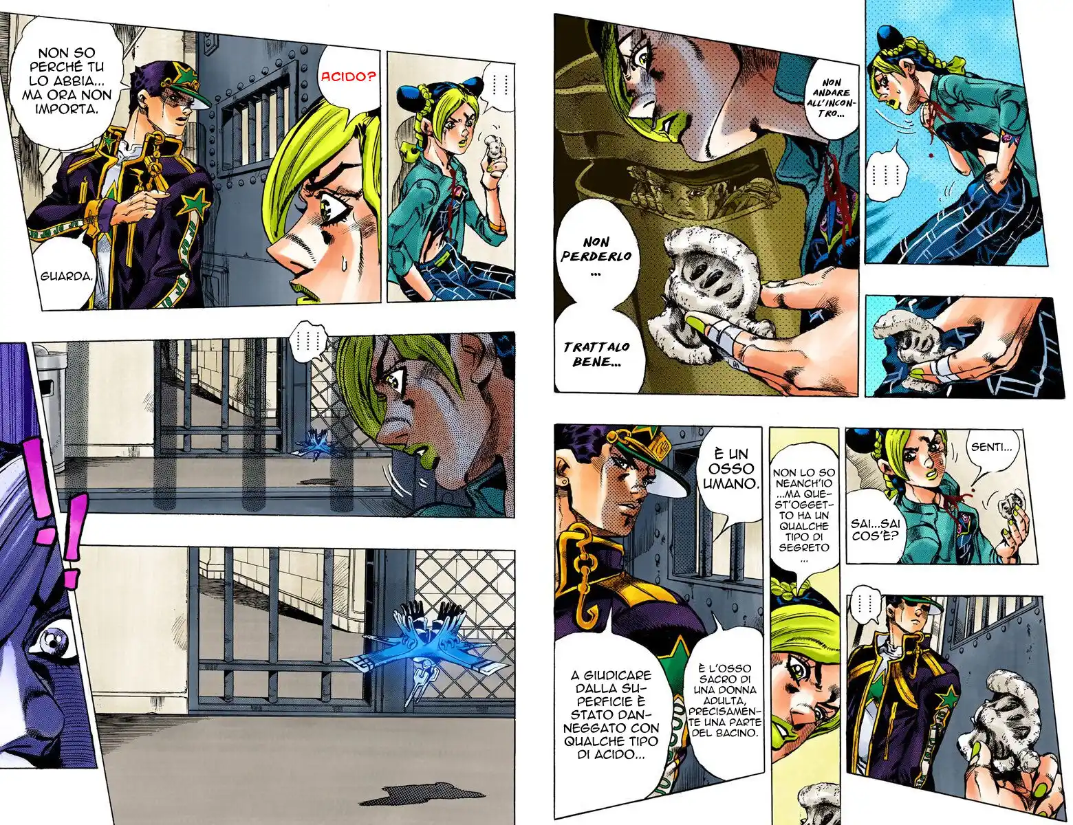 JoJo's Bizarre Adventure Part 6 - Stone Ocean (Official Colored) Capitolo 13 page 4