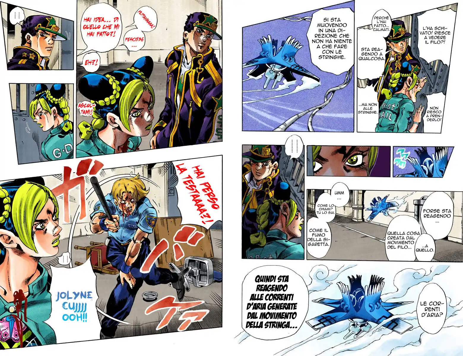 JoJo's Bizarre Adventure Part 6 - Stone Ocean (Official Colored) Capitolo 13 page 7