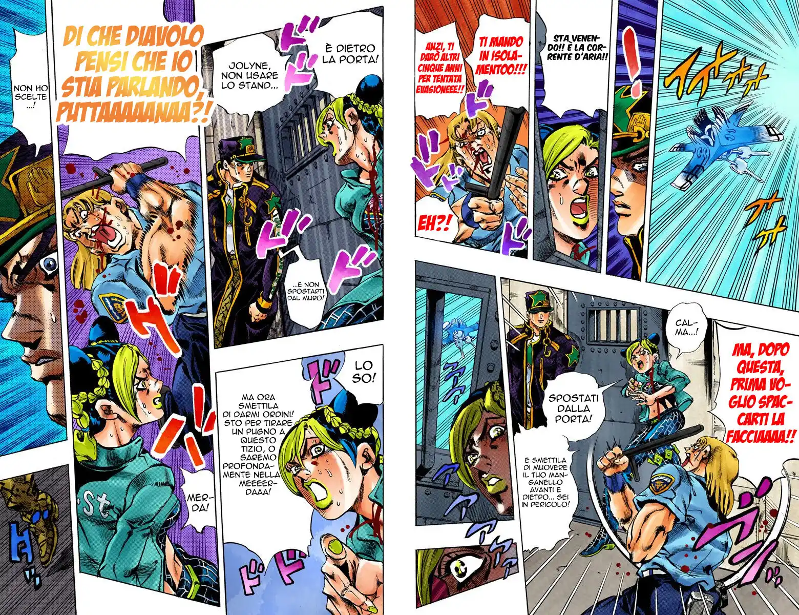 JoJo's Bizarre Adventure Part 6 - Stone Ocean (Official Colored) Capitolo 13 page 8