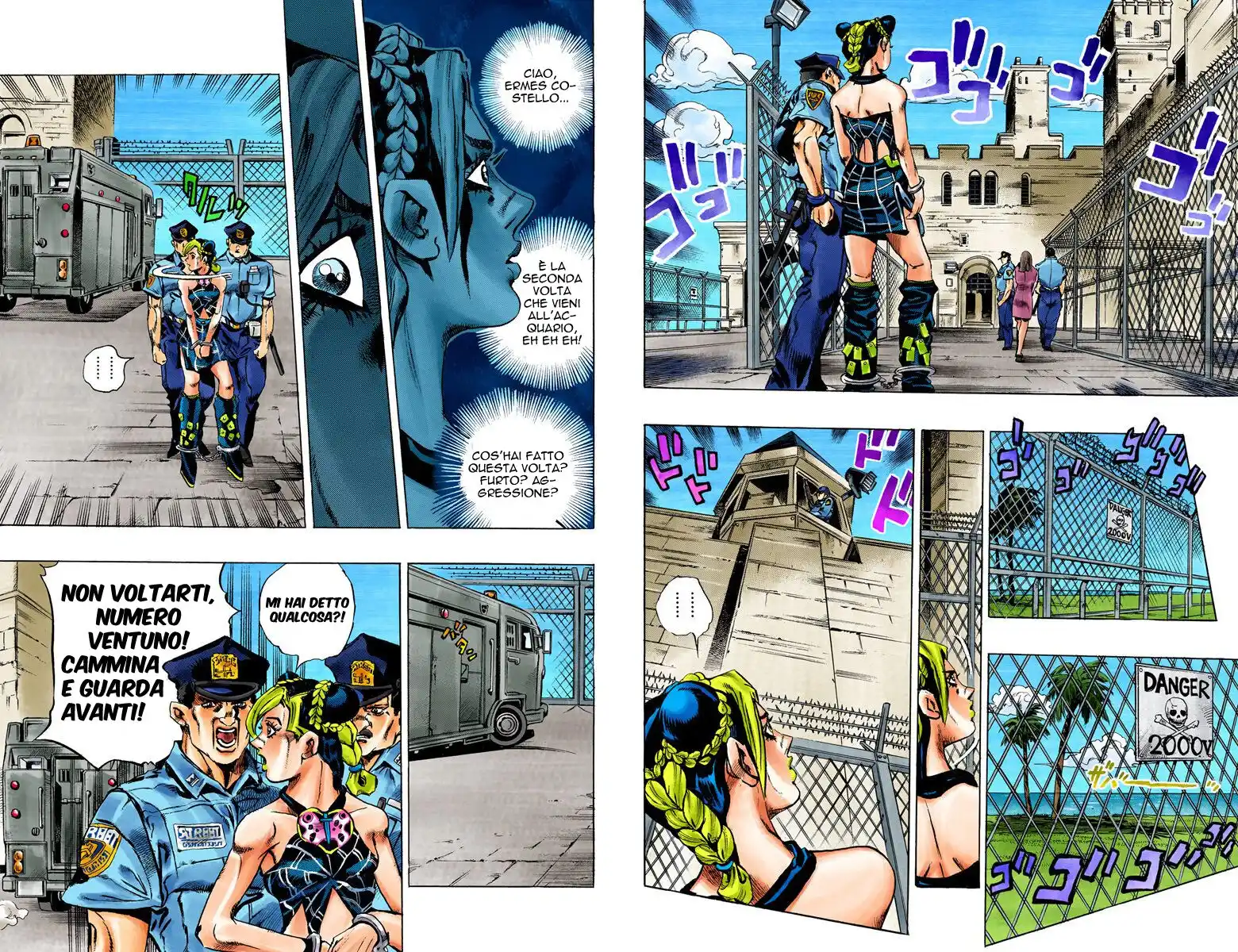 JoJo's Bizarre Adventure Part 6 - Stone Ocean (Official Colored) Capitolo 01 page 18