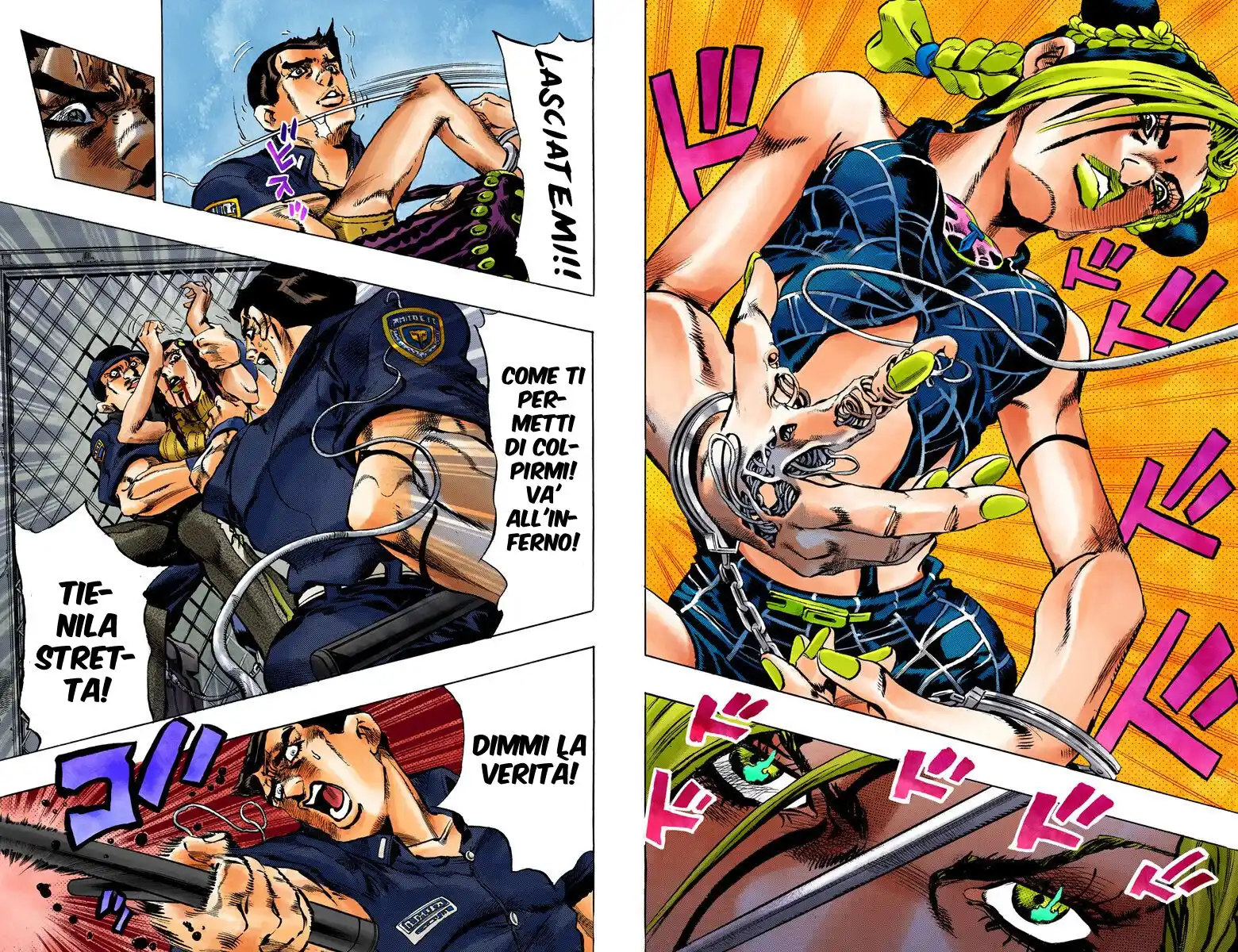 JoJo's Bizarre Adventure Part 6 - Stone Ocean (Official Colored) Capitolo 01 page 23