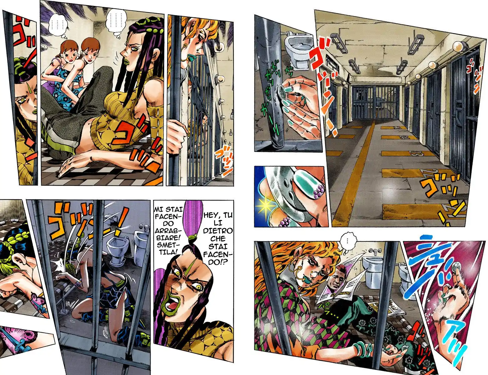 JoJo's Bizarre Adventure Part 6 - Stone Ocean (Official Colored) Capitolo 01 page 4