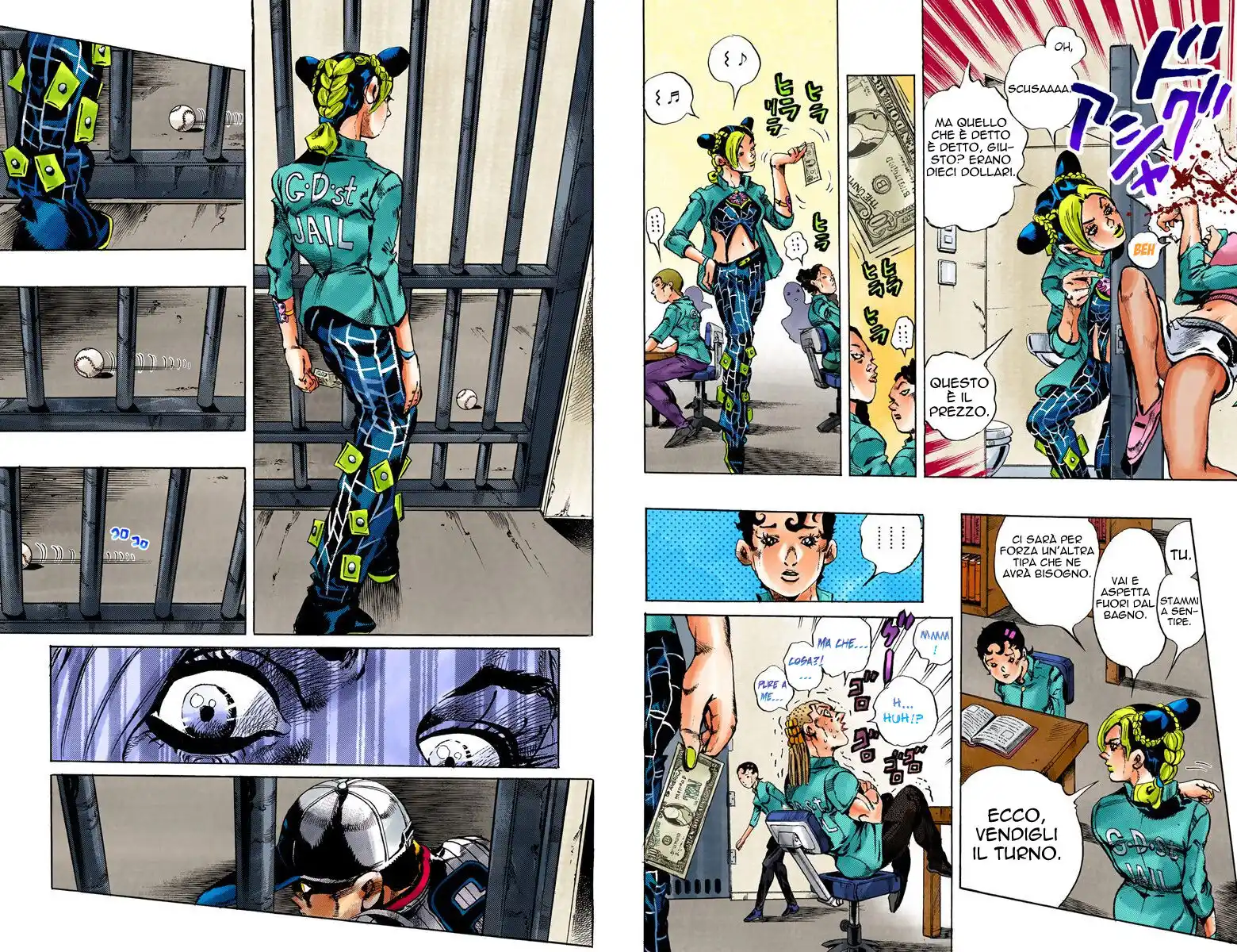 JoJo's Bizarre Adventure Part 6 - Stone Ocean (Official Colored) Capitolo 10 page 10