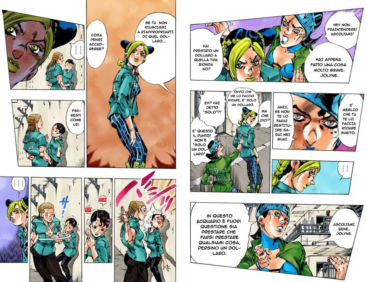 JoJo's Bizarre Adventure Part 6 - Stone Ocean (Official Colored) Capitolo 10 page 5