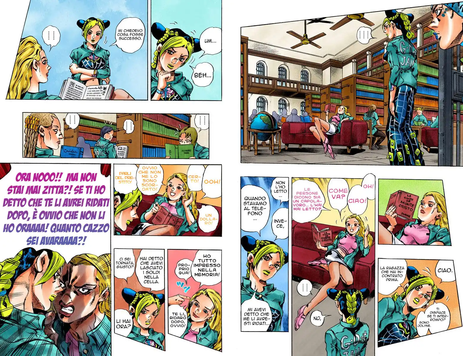 JoJo's Bizarre Adventure Part 6 - Stone Ocean (Official Colored) Capitolo 10 page 7