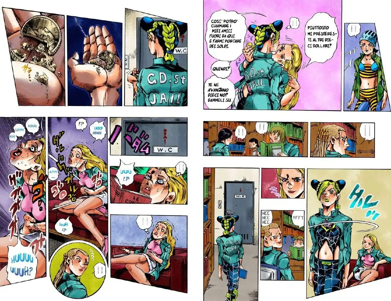 JoJo's Bizarre Adventure Part 6 - Stone Ocean (Official Colored) Capitolo 10 page 8