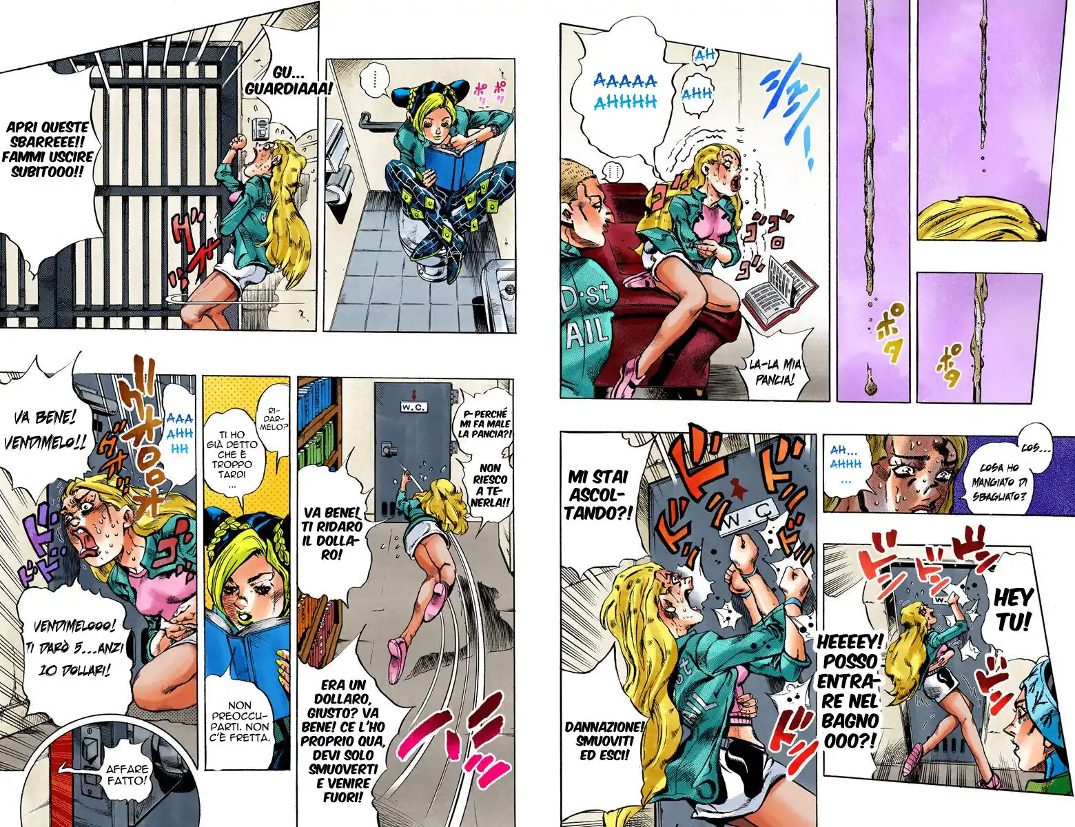 JoJo's Bizarre Adventure Part 6 - Stone Ocean (Official Colored) Capitolo 10 page 9