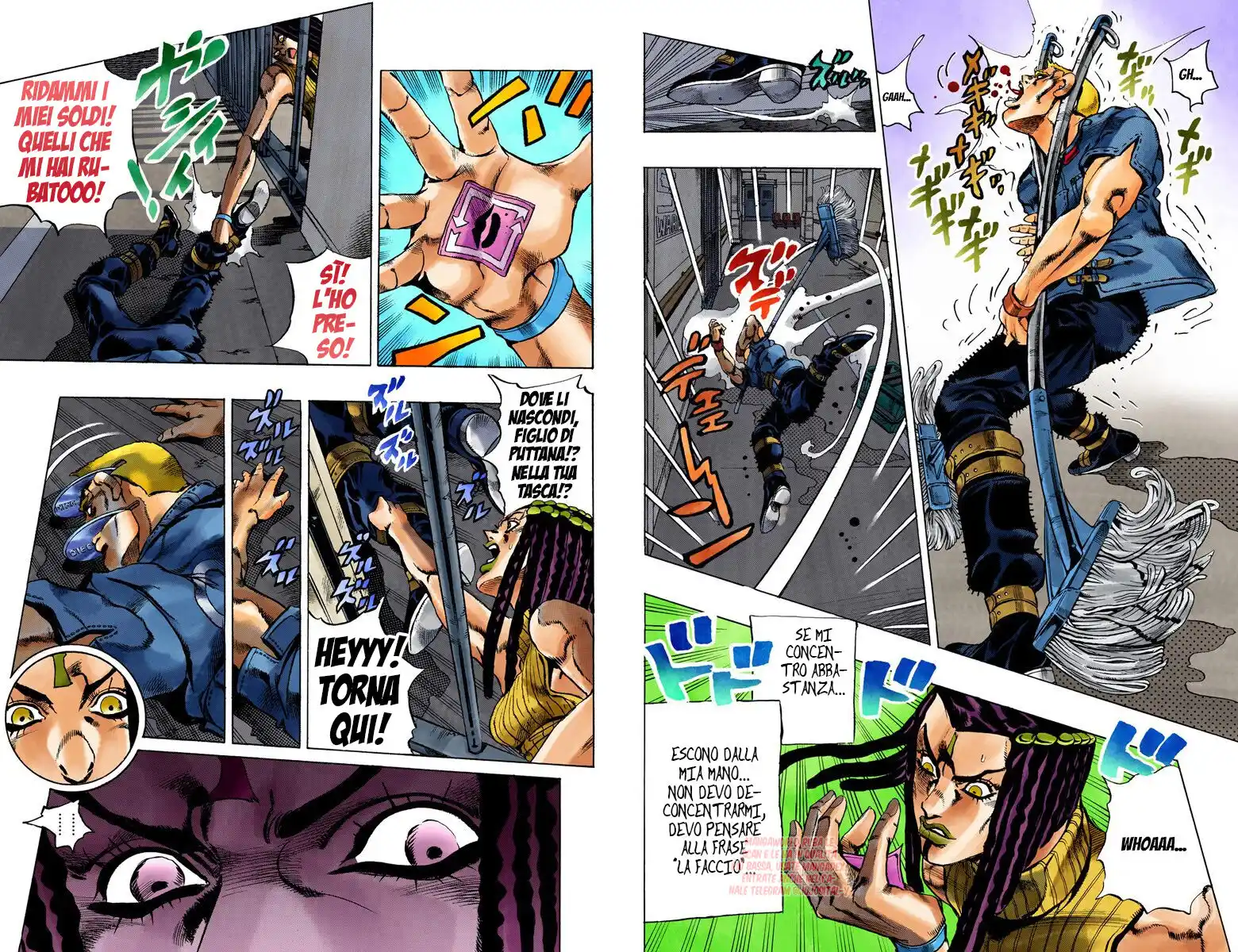 JoJo's Bizarre Adventure Part 6 - Stone Ocean (Official Colored) Capitolo 22 page 3