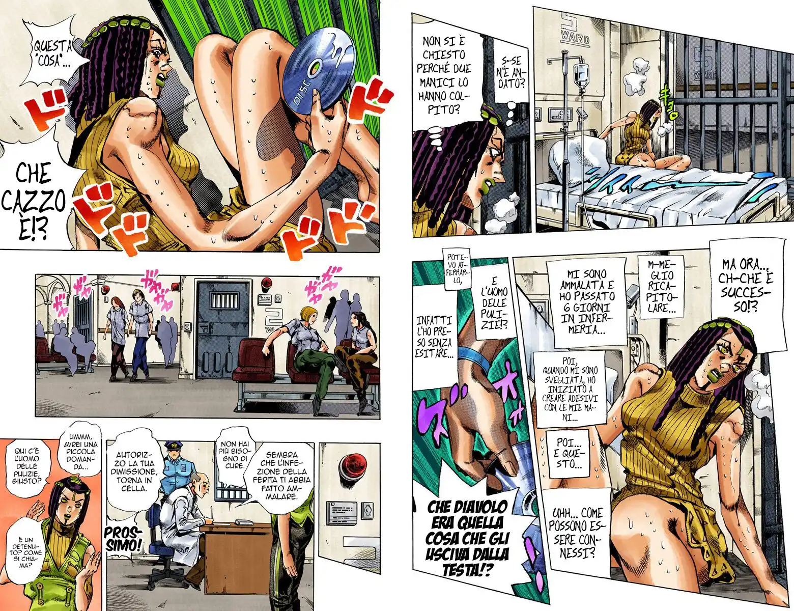 JoJo's Bizarre Adventure Part 6 - Stone Ocean (Official Colored) Capitolo 22 page 5