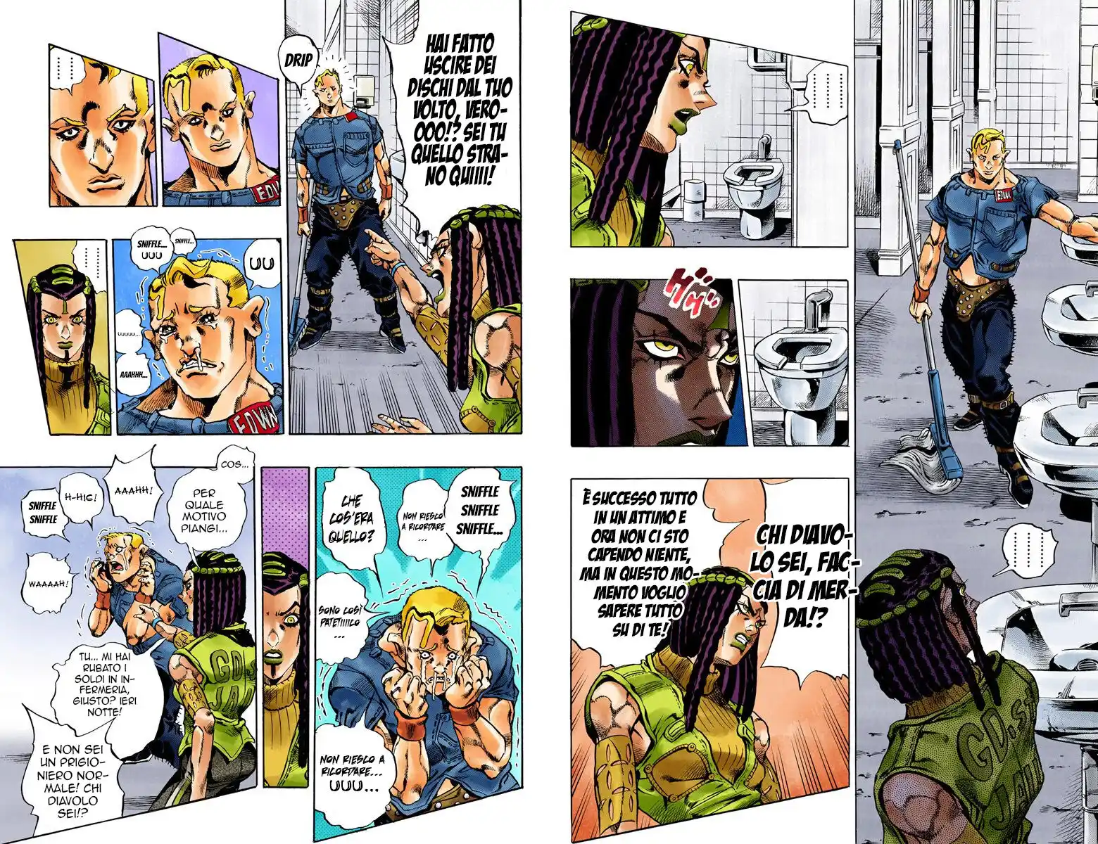 JoJo's Bizarre Adventure Part 6 - Stone Ocean (Official Colored) Capitolo 22 page 9