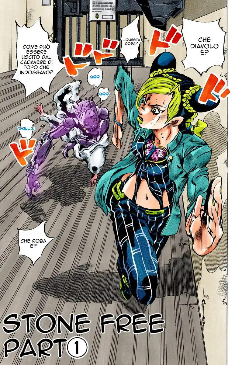 JoJo's Bizarre Adventure Part 6 - Stone Ocean (Official Colored) Capitolo 08 page 1