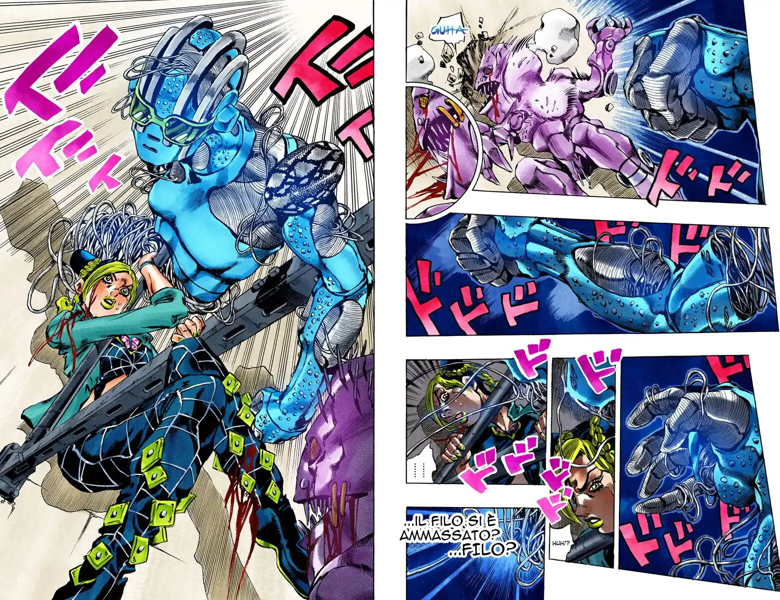 JoJo's Bizarre Adventure Part 6 - Stone Ocean (Official Colored) Capitolo 08 page 10