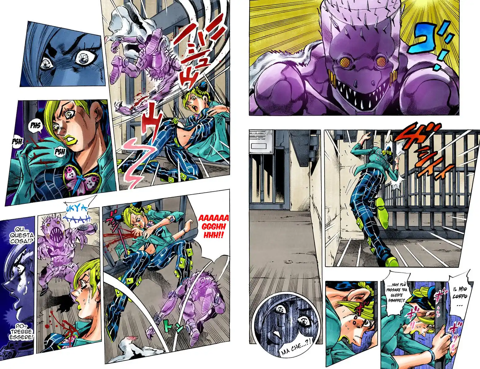 JoJo's Bizarre Adventure Part 6 - Stone Ocean (Official Colored) Capitolo 08 page 2