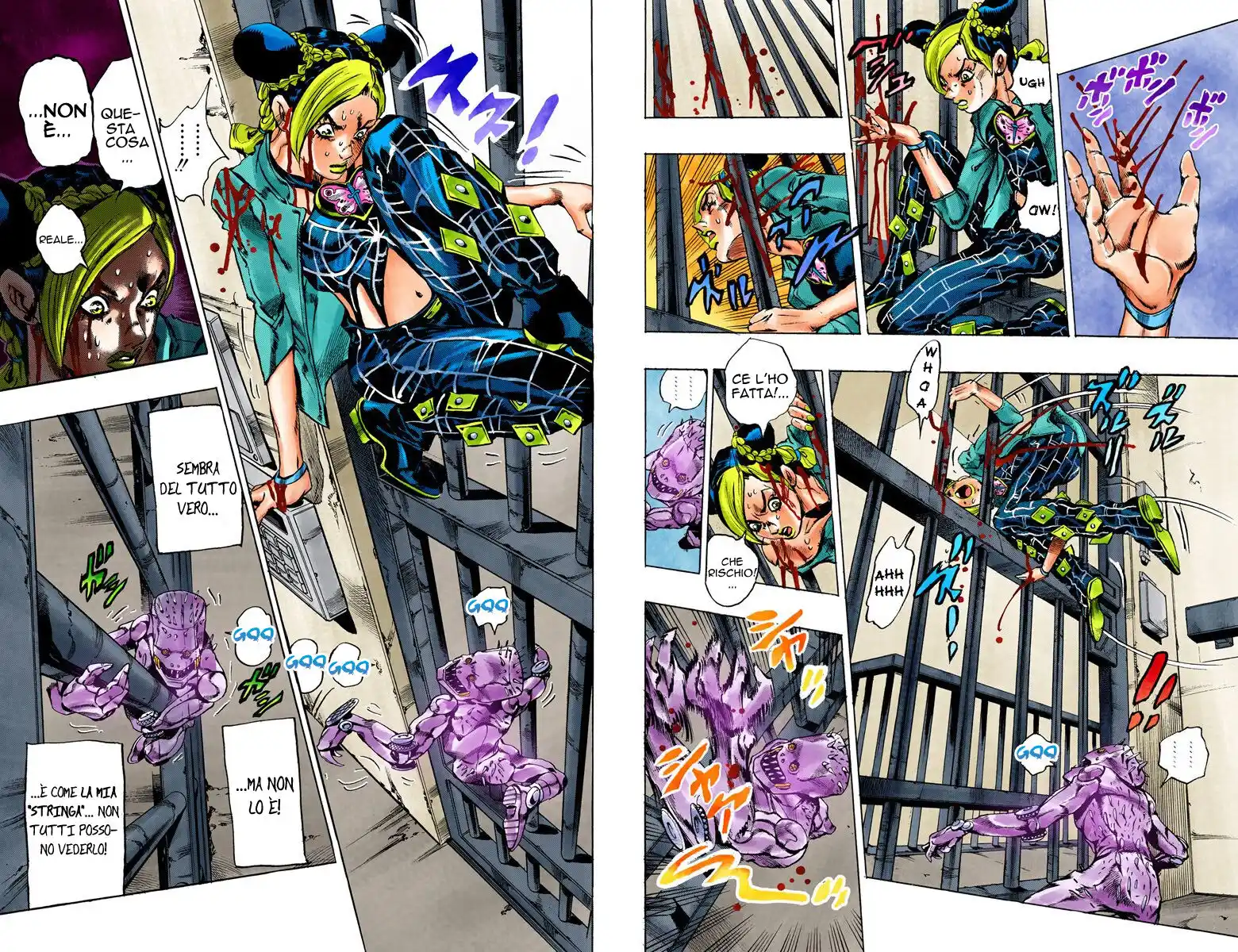 JoJo's Bizarre Adventure Part 6 - Stone Ocean (Official Colored) Capitolo 08 page 4