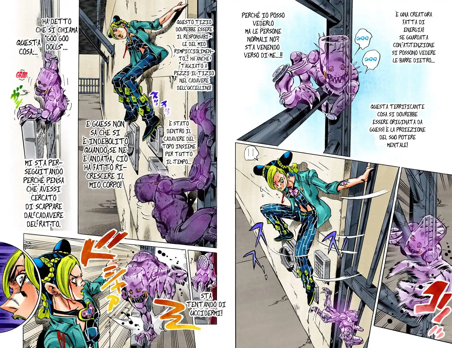 JoJo's Bizarre Adventure Part 6 - Stone Ocean (Official Colored) Capitolo 08 page 5