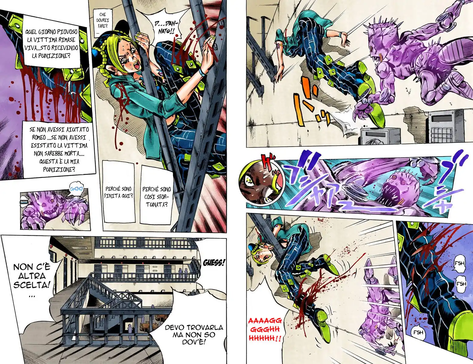 JoJo's Bizarre Adventure Part 6 - Stone Ocean (Official Colored) Capitolo 08 page 6