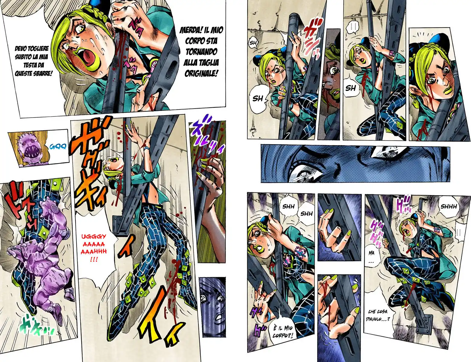 JoJo's Bizarre Adventure Part 6 - Stone Ocean (Official Colored) Capitolo 08 page 7