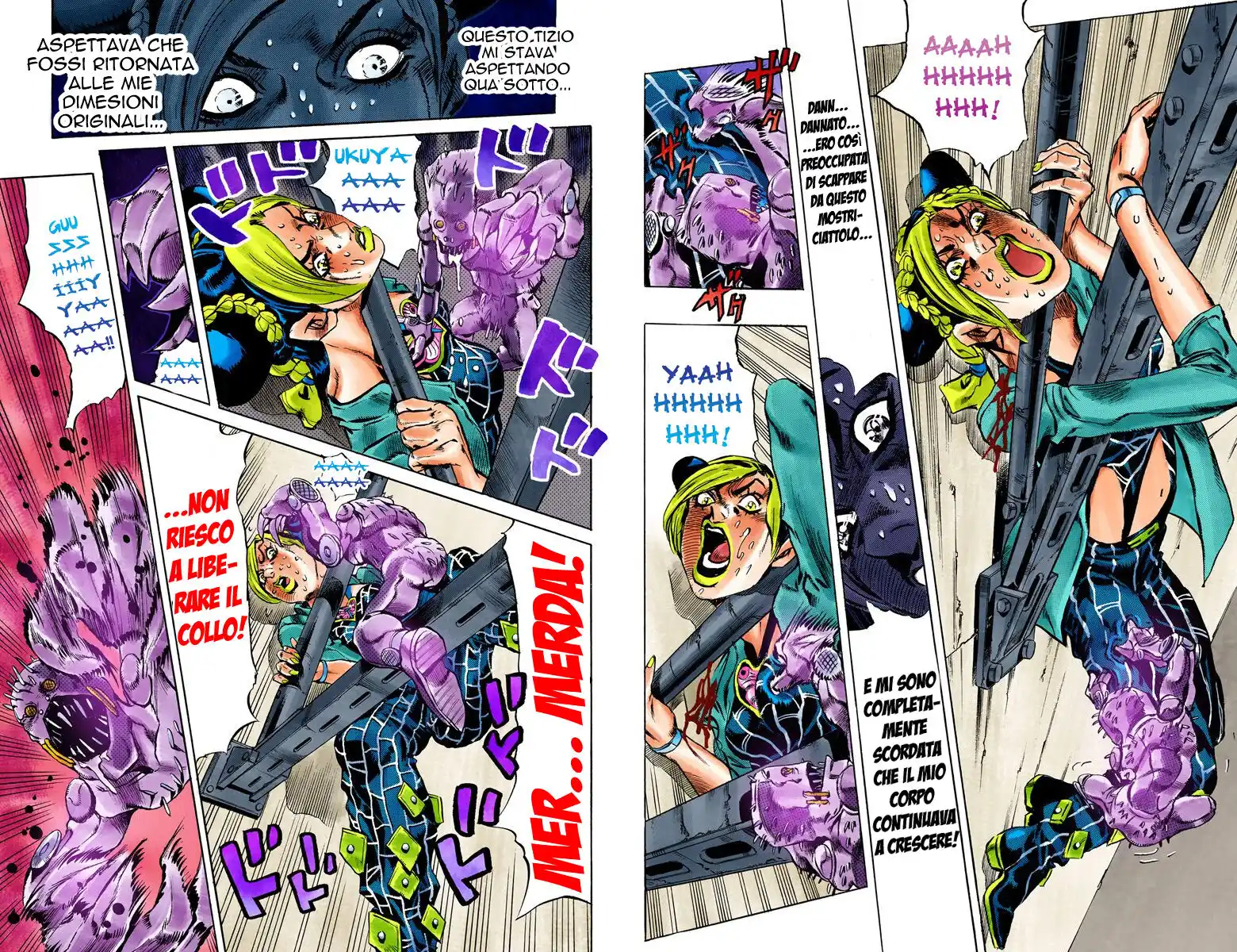 JoJo's Bizarre Adventure Part 6 - Stone Ocean (Official Colored) Capitolo 08 page 8