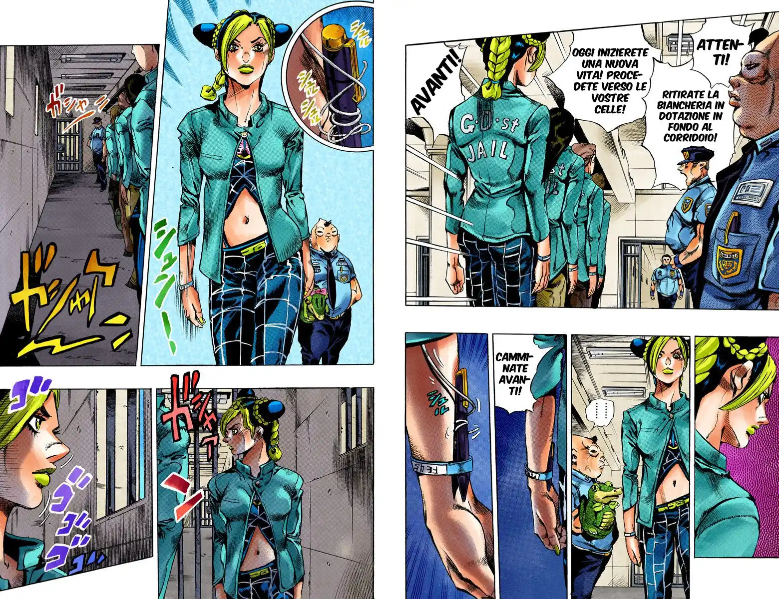 JoJo's Bizarre Adventure Part 6 - Stone Ocean (Official Colored) Capitolo 04 page 5