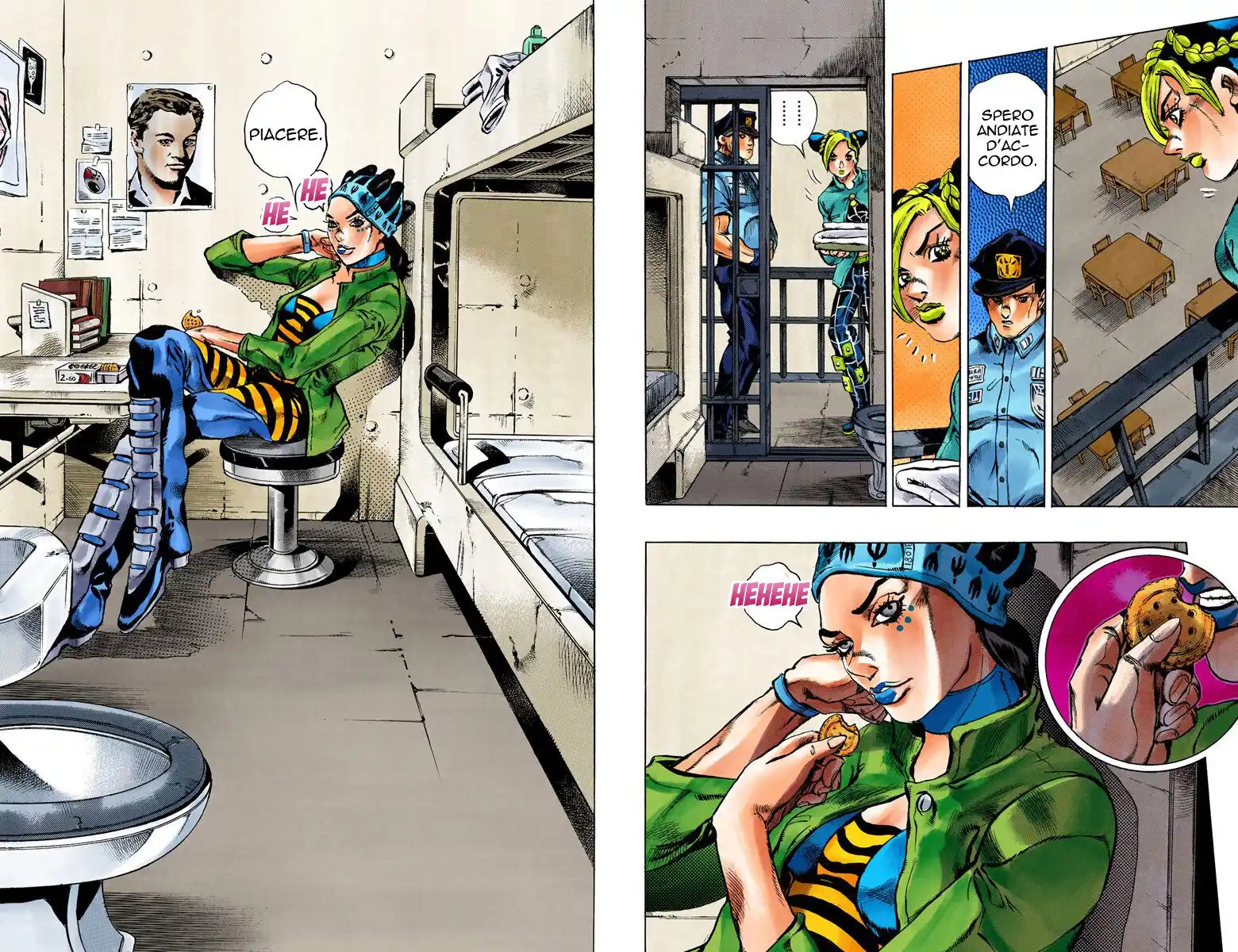 JoJo's Bizarre Adventure Part 6 - Stone Ocean (Official Colored) Capitolo 04 page 7