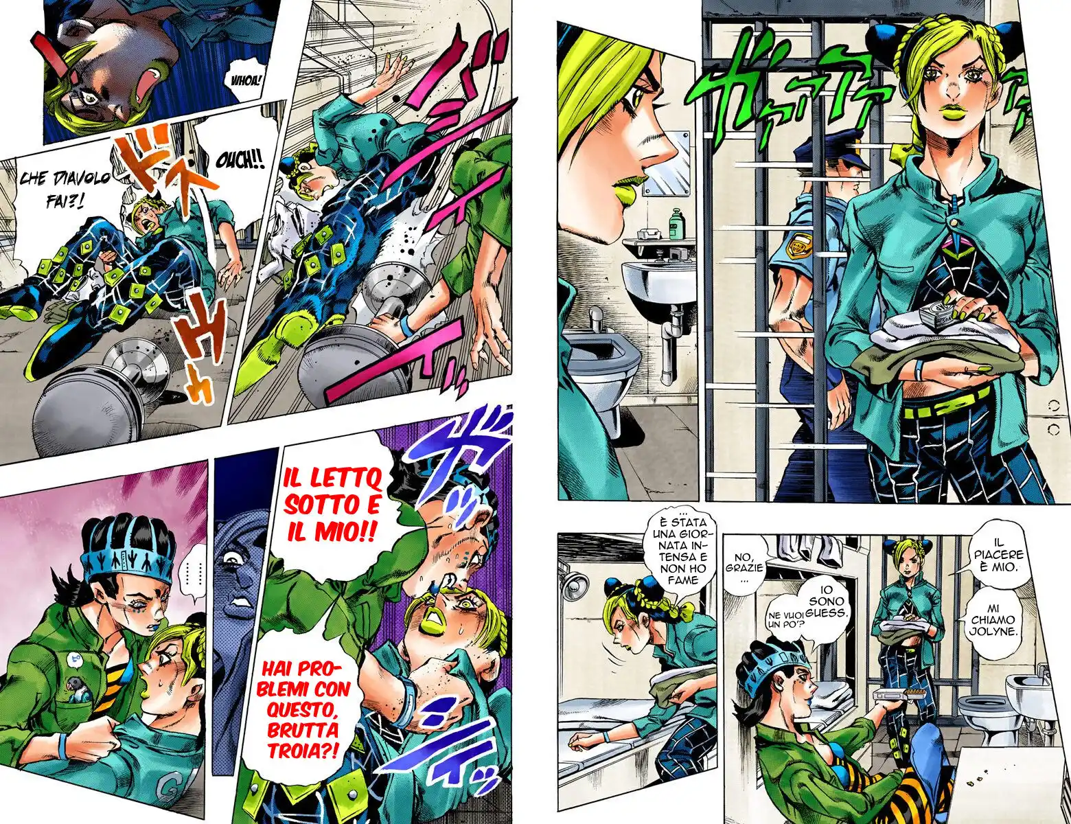 JoJo's Bizarre Adventure Part 6 - Stone Ocean (Official Colored) Capitolo 04 page 8