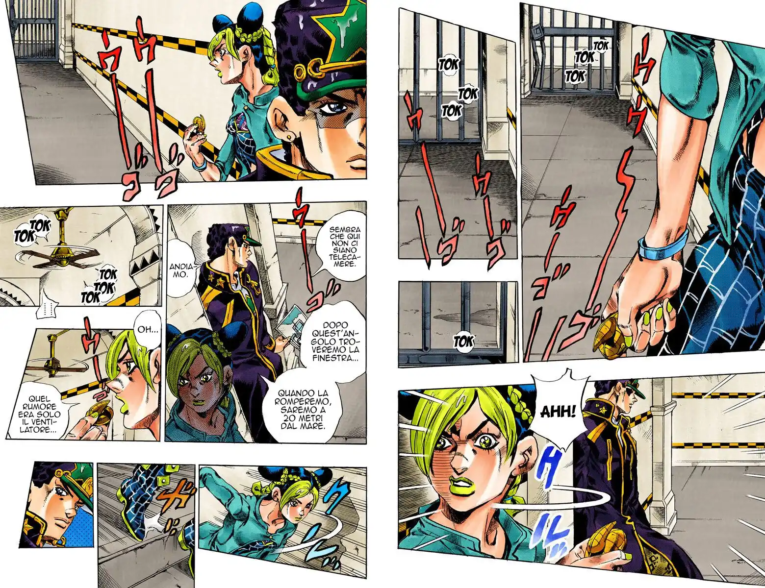 JoJo's Bizarre Adventure Part 6 - Stone Ocean (Official Colored) Capitolo 18 page 3