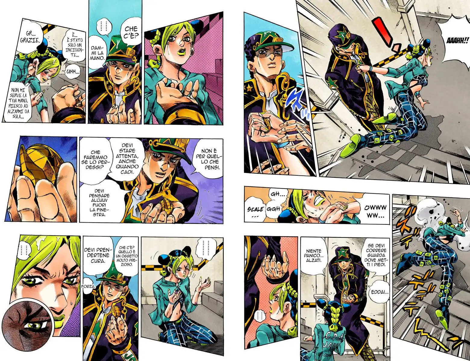 JoJo's Bizarre Adventure Part 6 - Stone Ocean (Official Colored) Capitolo 18 page 4