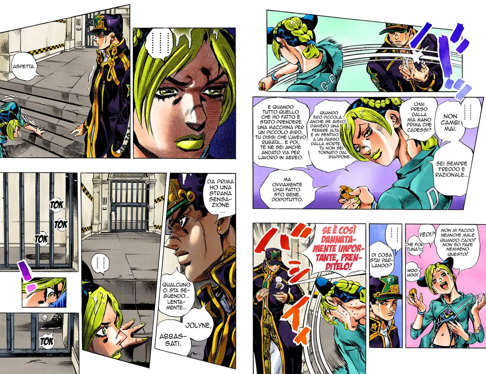 JoJo's Bizarre Adventure Part 6 - Stone Ocean (Official Colored) Capitolo 18 page 5