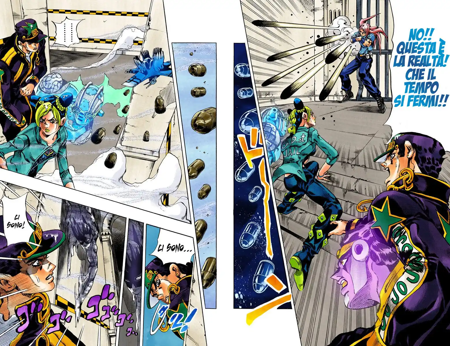 JoJo's Bizarre Adventure Part 6 - Stone Ocean (Official Colored) Capitolo 18 page 9