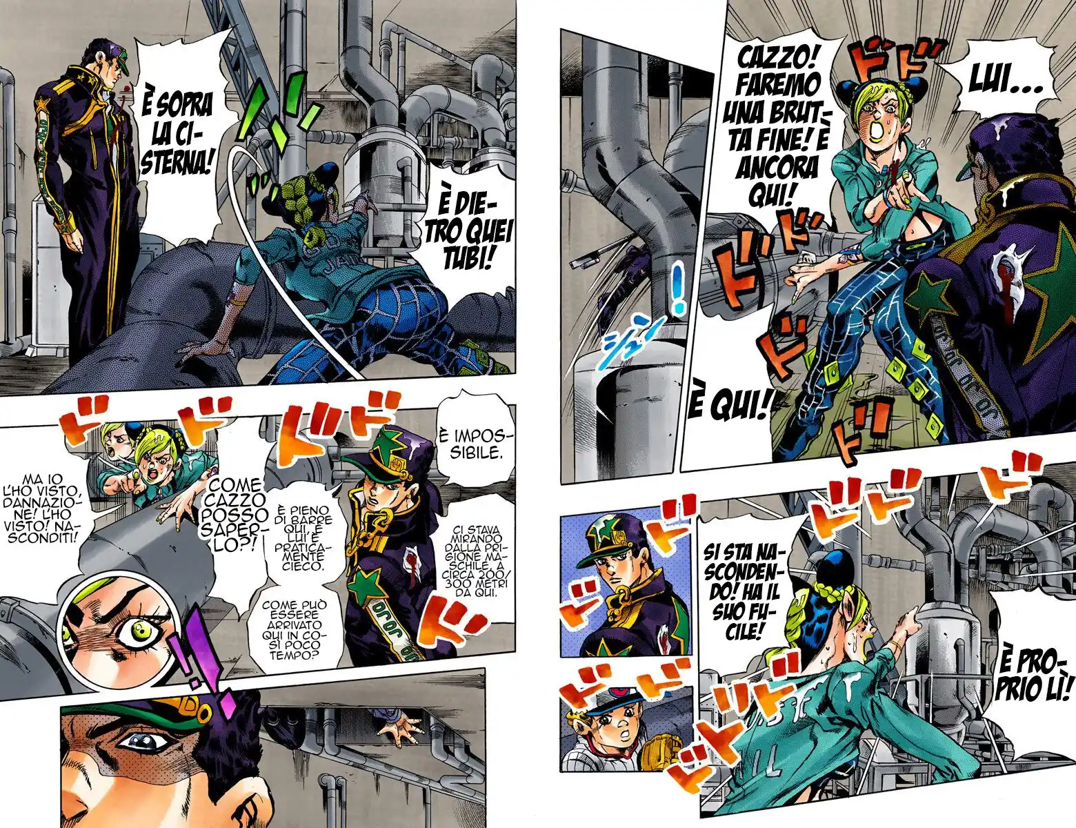 JoJo's Bizarre Adventure Part 6 - Stone Ocean (Official Colored) Capitolo 16 page 4