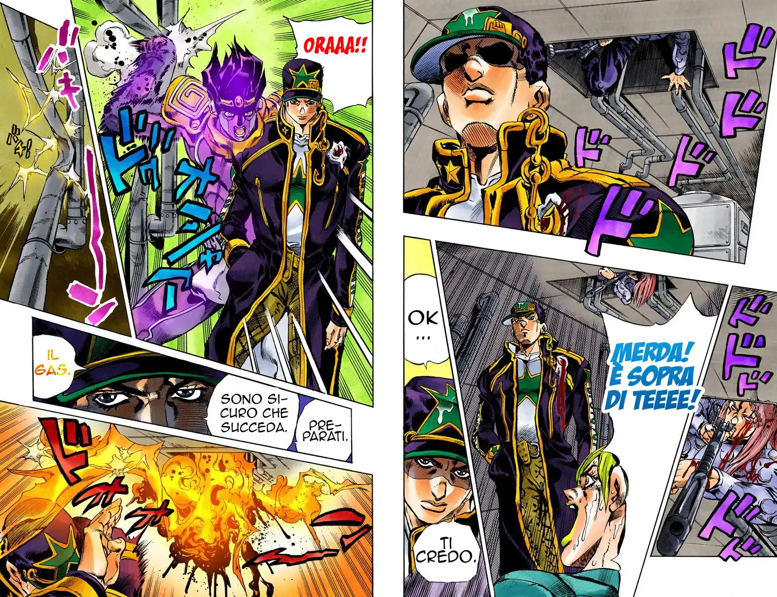 JoJo's Bizarre Adventure Part 6 - Stone Ocean (Official Colored) Capitolo 16 page 5