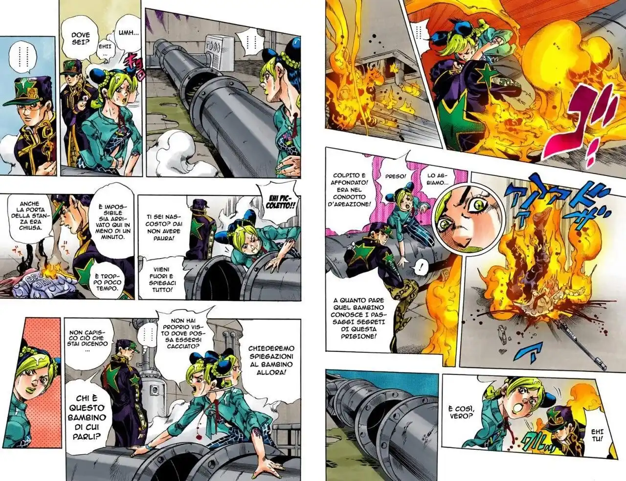 JoJo's Bizarre Adventure Part 6 - Stone Ocean (Official Colored) Capitolo 16 page 6