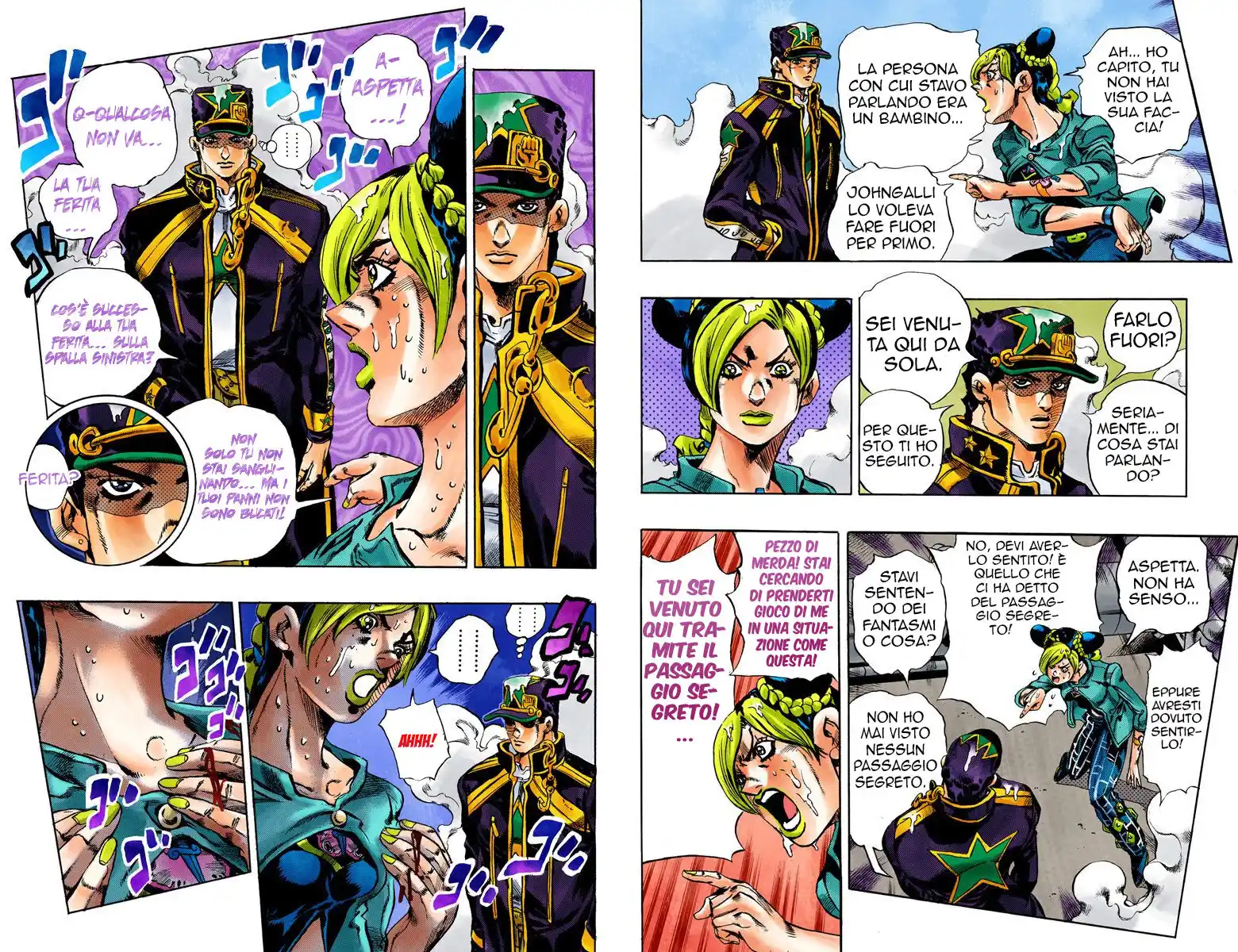 JoJo's Bizarre Adventure Part 6 - Stone Ocean (Official Colored) Capitolo 16 page 7