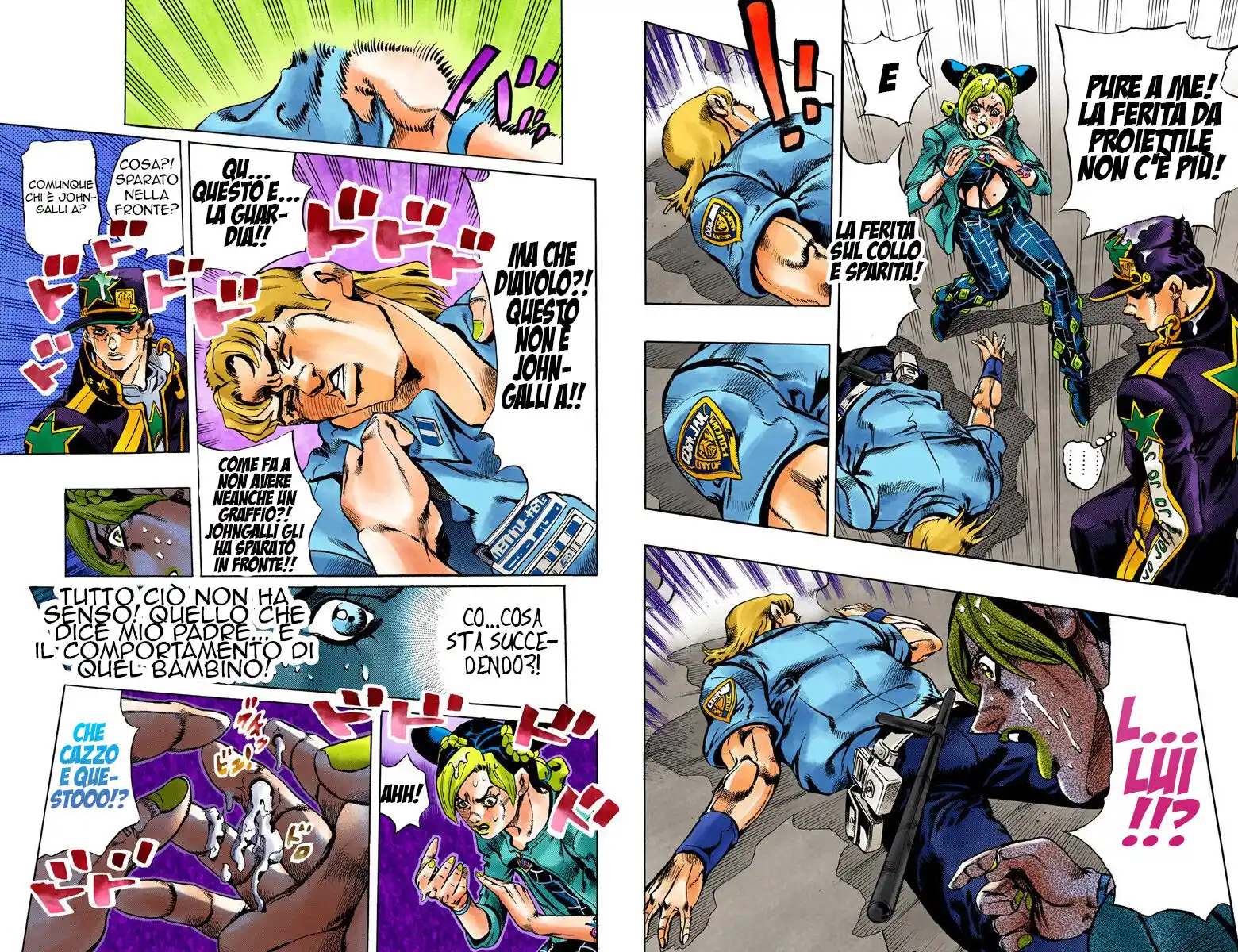 JoJo's Bizarre Adventure Part 6 - Stone Ocean (Official Colored) Capitolo 16 page 8