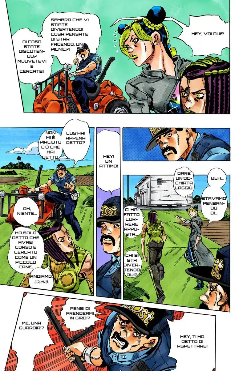 JoJo's Bizarre Adventure Part 6 - Stone Ocean (Official Colored) Capitolo 27 page 3