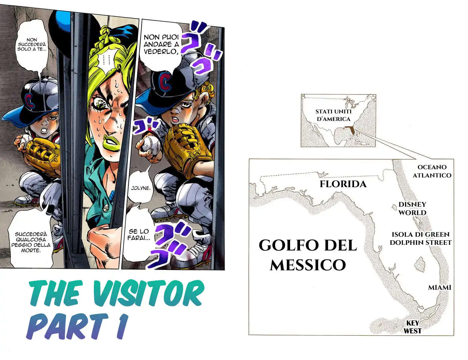 JoJo's Bizarre Adventure Part 6 - Stone Ocean (Official Colored) Capitolo 11 page 1