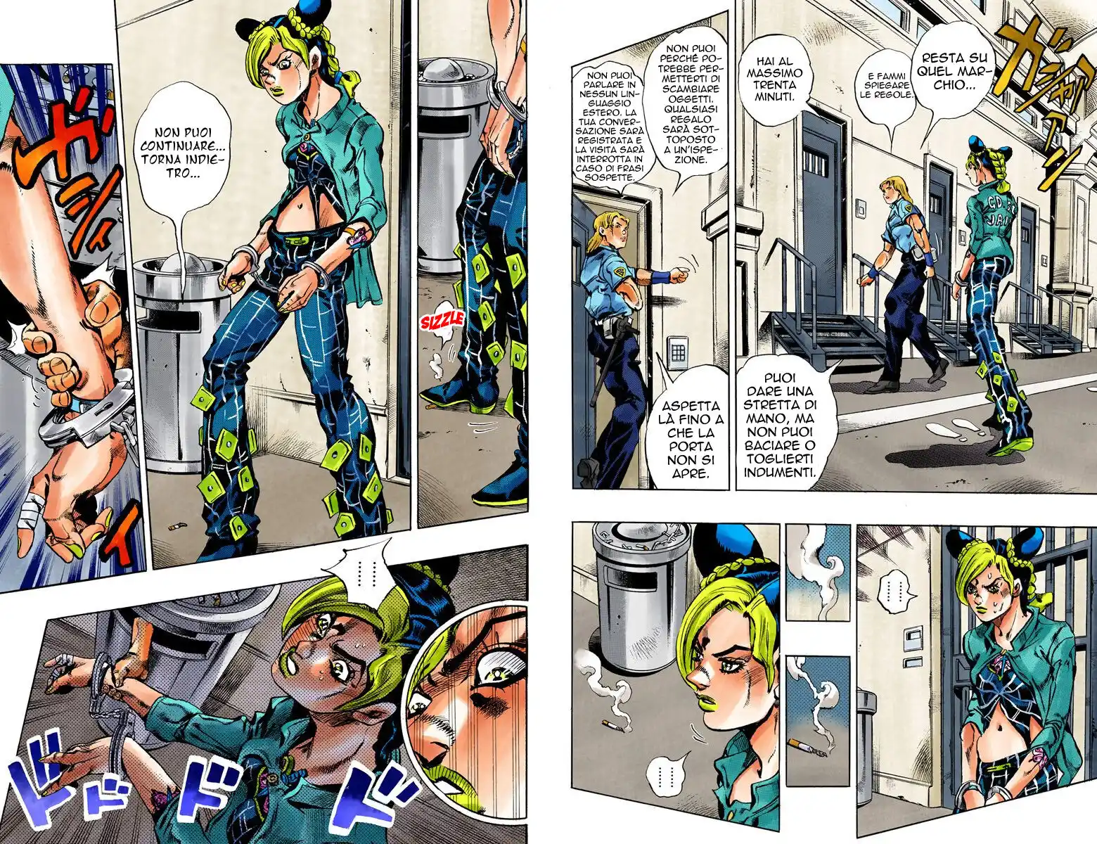 JoJo's Bizarre Adventure Part 6 - Stone Ocean (Official Colored) Capitolo 11 page 5