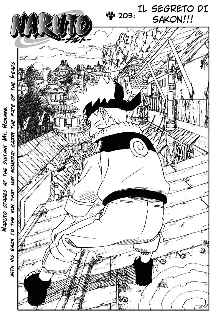 Naruto Capitolo 203 page 1