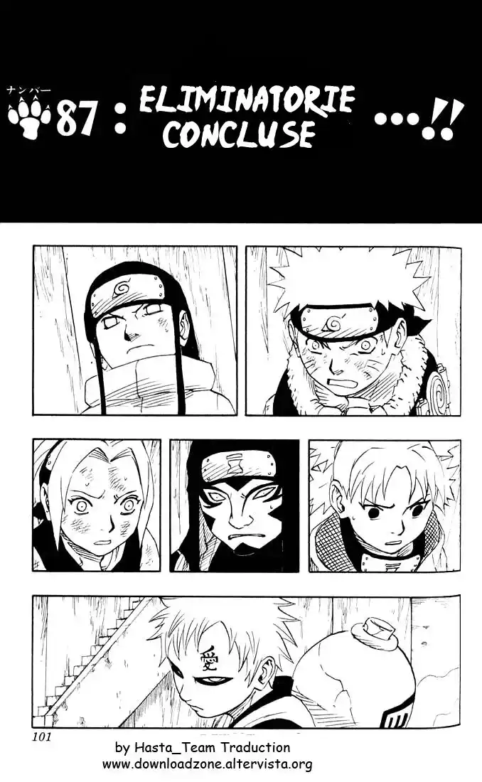 Naruto Capitolo 87 page 1