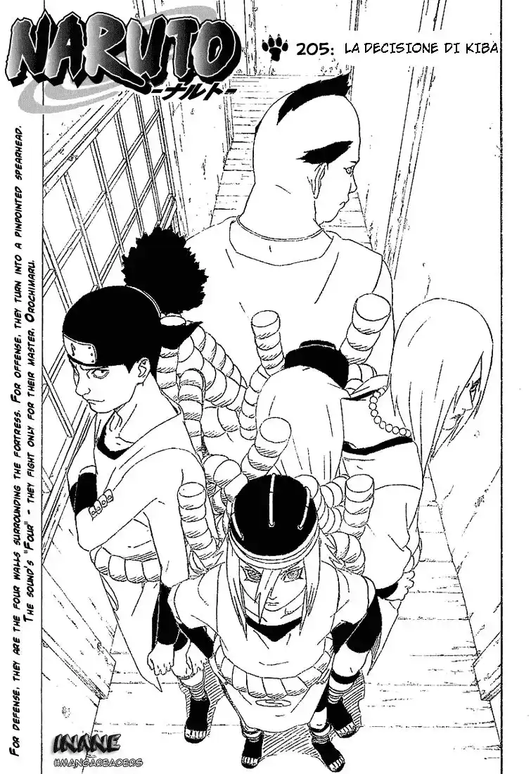 Naruto Capitolo 205 page 1